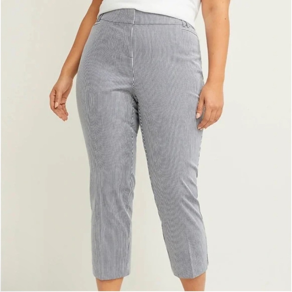 Plus Size Lane Bryant Crochet Striped Allie Pant
